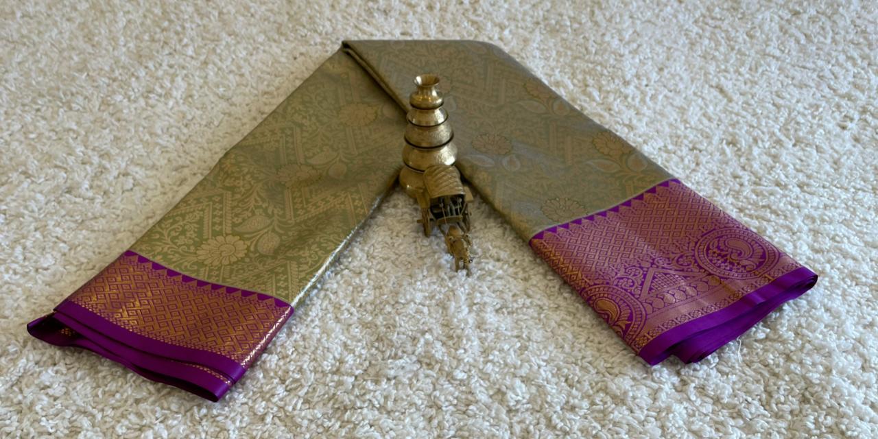 Semi Kanchipuram Silk, ₹2800