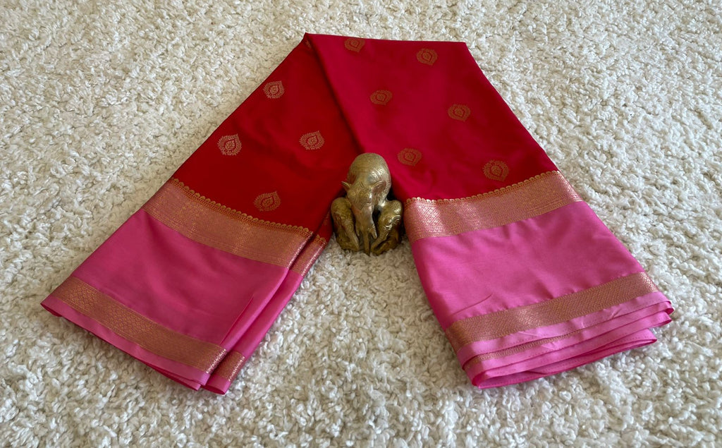 Semi Mysore Silk, ₹1800