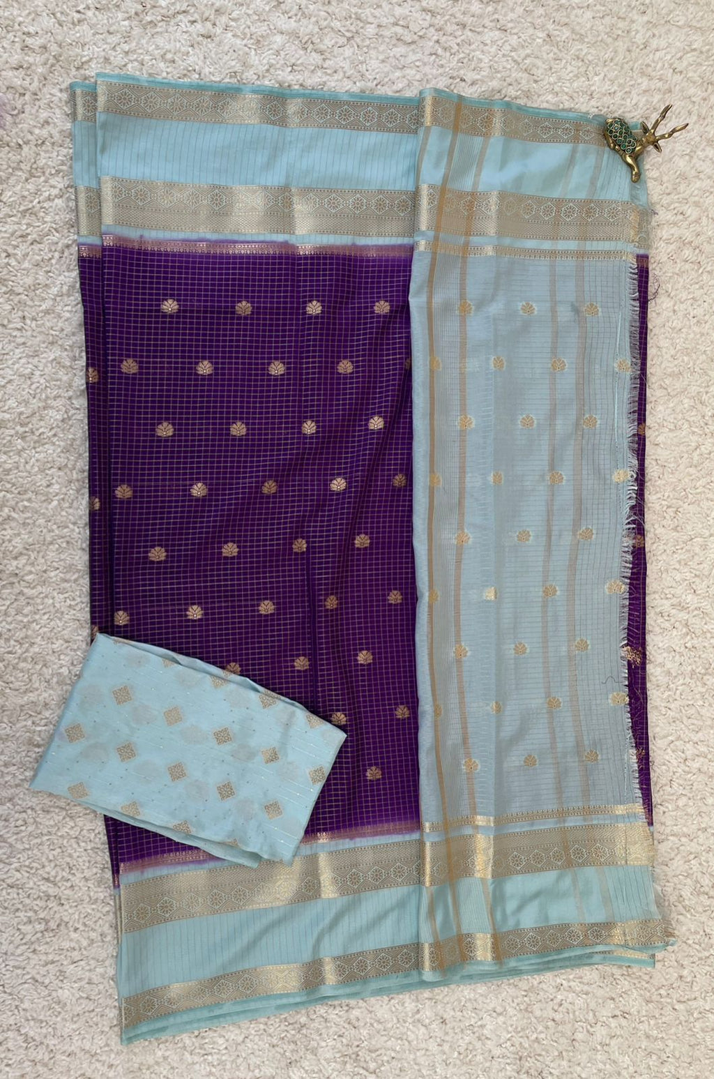 Semi Mysore Silk, ₹1700