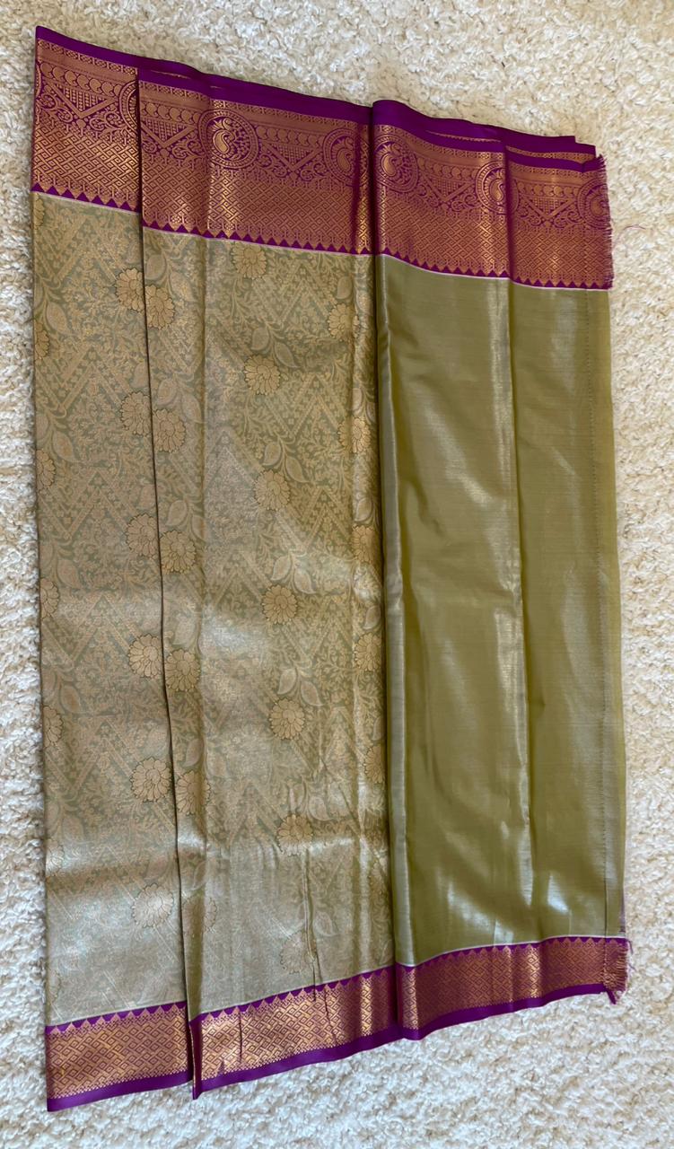 Semi Kanchipuram Silk, ₹2800